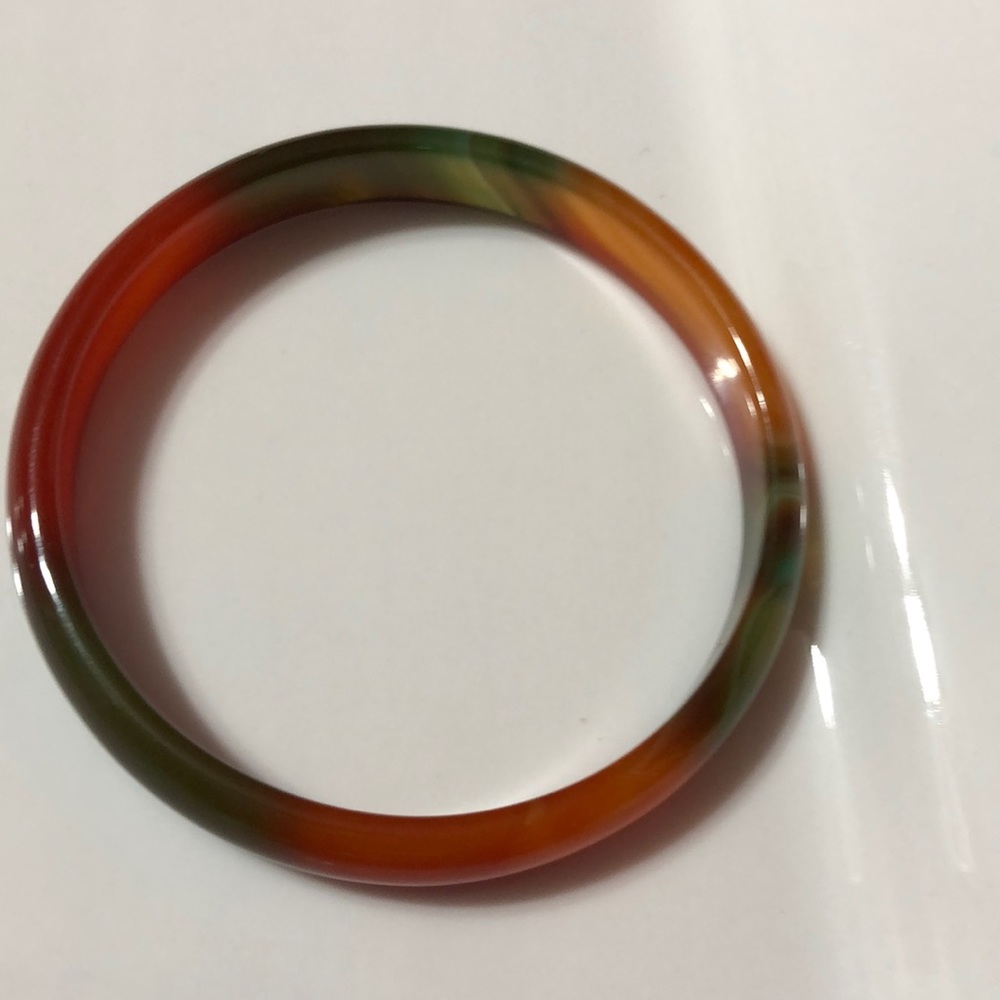 Trade “Not for sale” Natural Agate Bangle Bracelet
